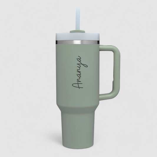Personalized Cheer - 1200ml 2.0 Tumbler With Straw and Lid, Stainless Steel, Insulated